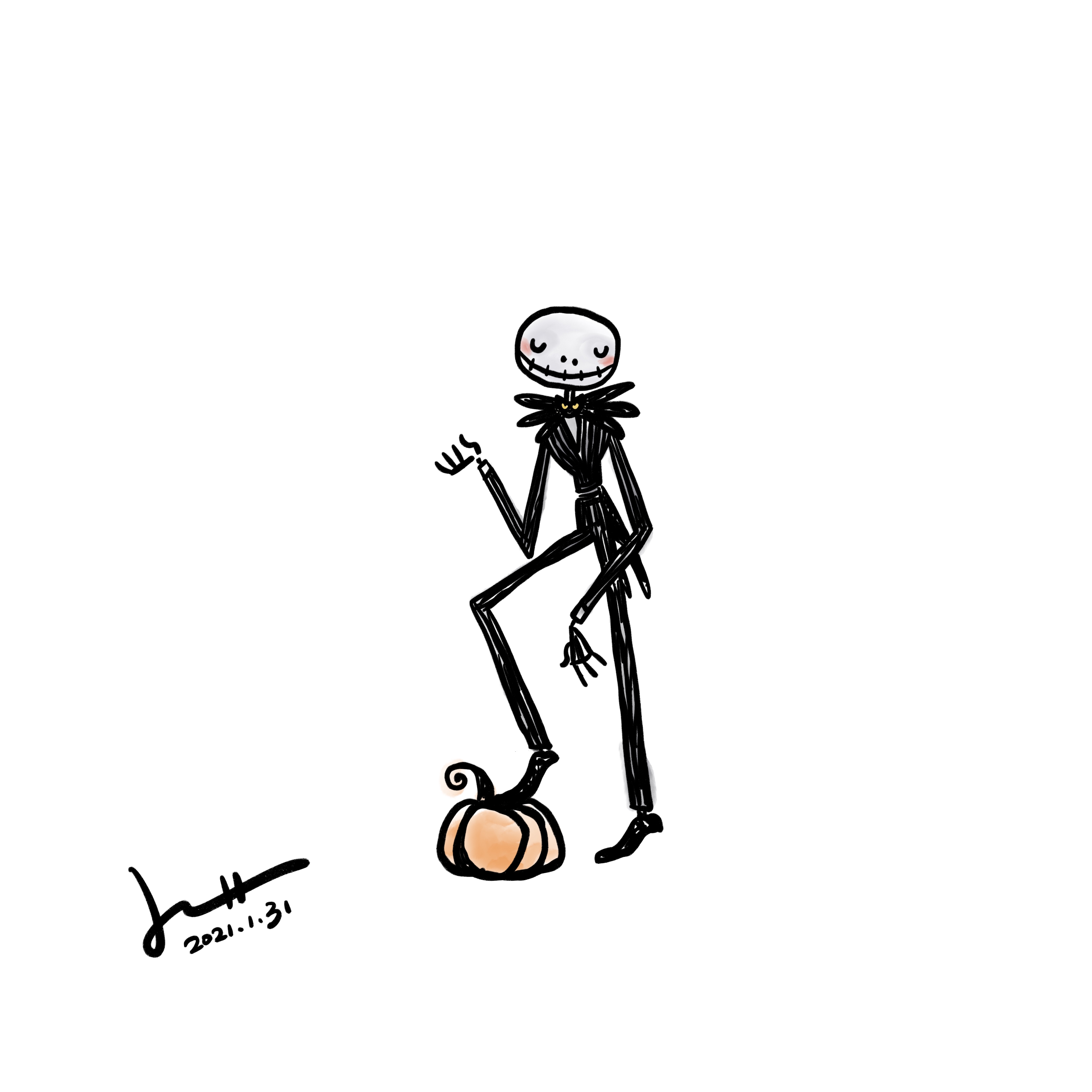 Jack Skellington Drawings MarchBox